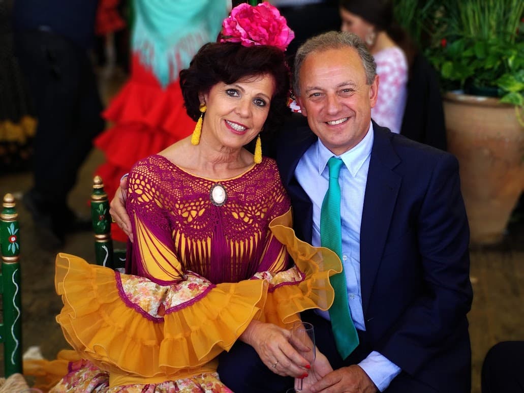 Maliqui y Luis en la Feria
